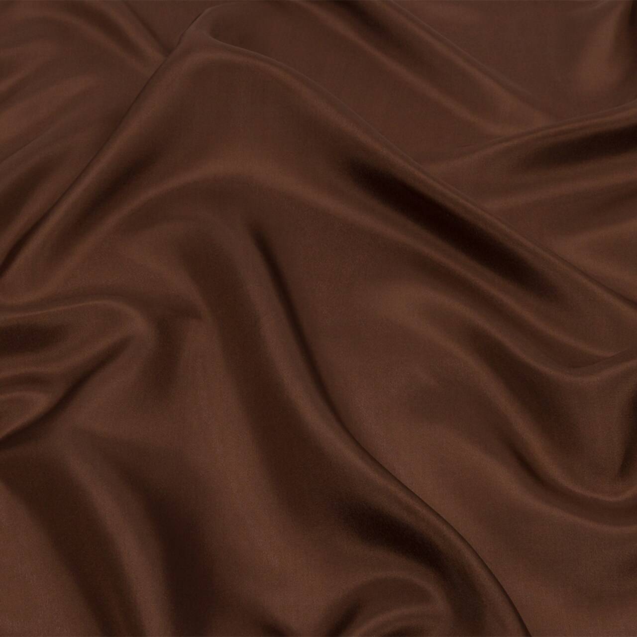 1 Yard Chocolate China Silk Habotai Silk Premium Lightweight Fabric 44 Inches Width